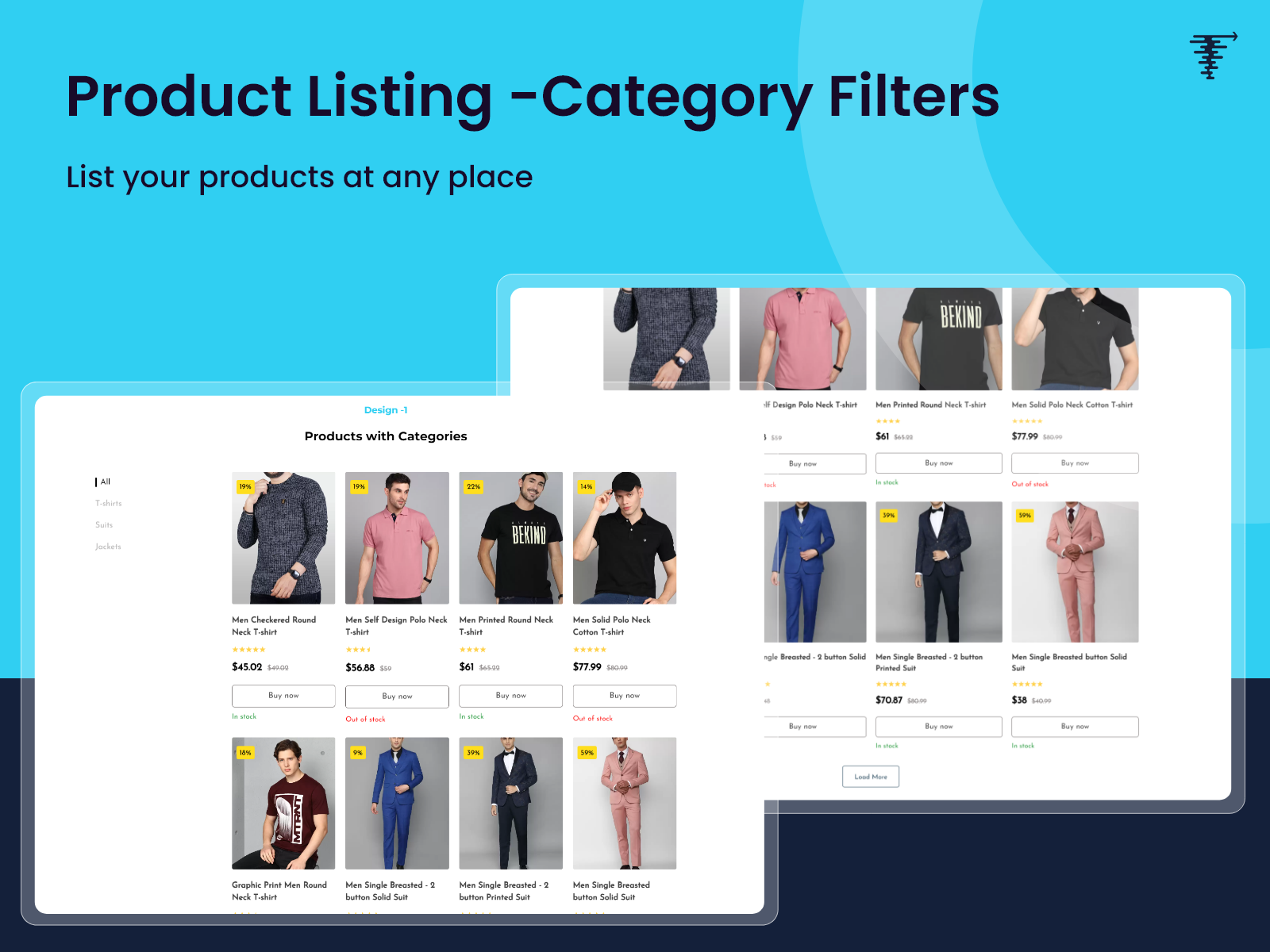 Product Listing - Category Filters